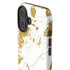 White Scattered Marble iPhone 16 Impact Case